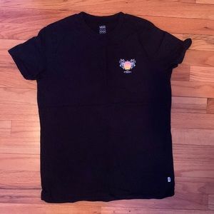 Black vans tee